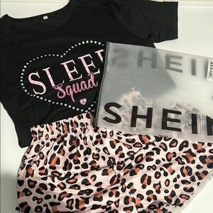 SHEIN Sleep Squad Pajama Set ⭐️